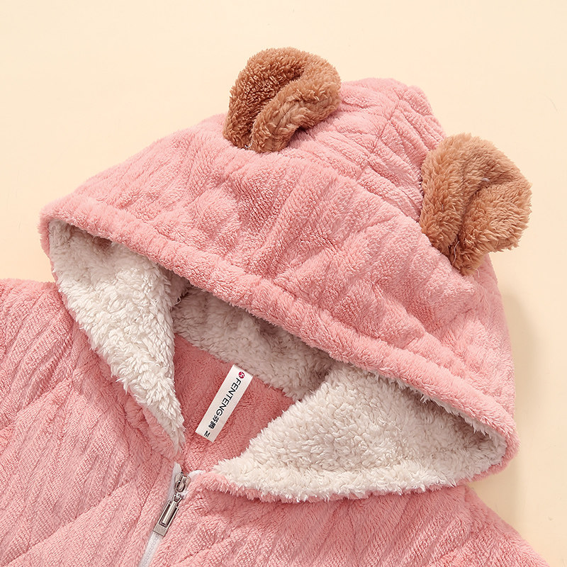 芬腾睡衣女秋冬季珊瑚绒三层夹棉加厚拉链套装女款加绒连帽家居服,淘宝优惠券,粉丝福利购,淘宝优惠卷