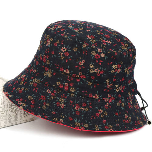 夏季防晒洋气薄款奶奶老太太春秋妈妈渔夫帽中老年人戴的帽子女士 - 图0