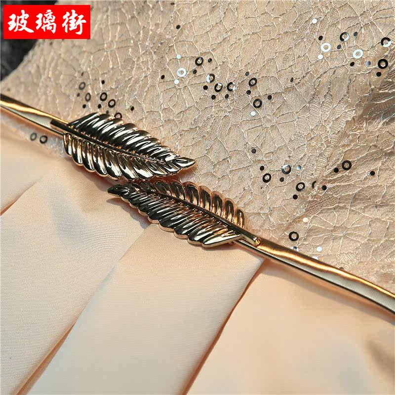 2020新款150cm小个子女新娘婚纱 玻璃街婚纱