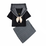 СущностьDark Night Meteor JK Униформа юбки Японская средняя униформа звездного звездного звездного неба Daily Daily Set Six Mangers