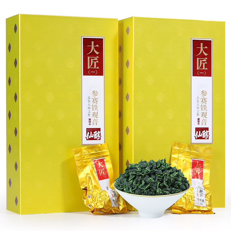 仙醇茶叶旗舰店参赛安溪铁观音茶叶特级浓香型新茶春茶散装乌龙茶礼盒装500g3