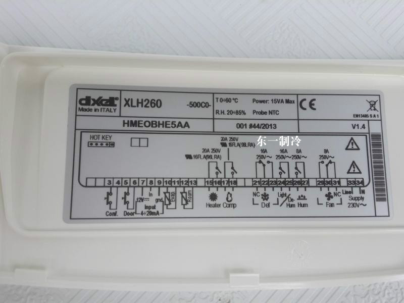 意大利原装小精灵dixell 电子温控器 冷库温度控制器XLH260-500C0 - 图2