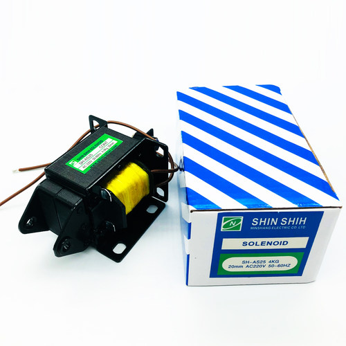 台湾款电磁铁SH-AS25-202/4KG送料机用SH-AS30/30A/5KG20mmAC220V - 图1