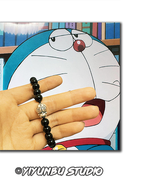 二次元卡通可爱玛瑙纯银手串手链