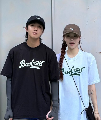 白鹿刘雯同款现货Barbour粉绿蓝复古运动软顶棒球帽鸭舌帽男女 - 图3