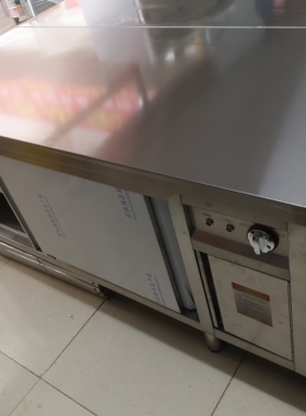 商用暖碟台工作柜消毒柜