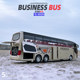Alloy 143 bus model toys