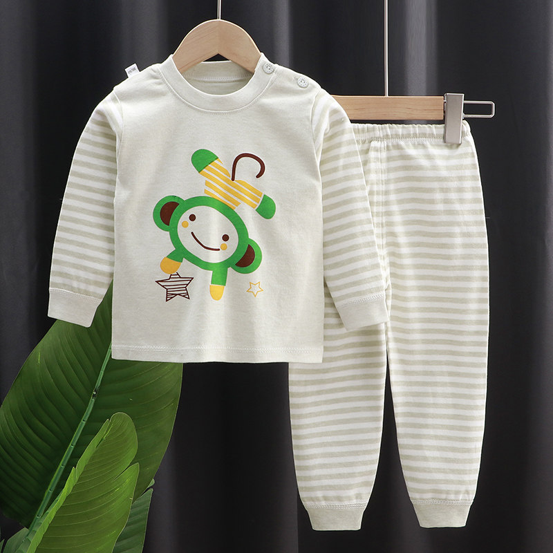 Children's underwear set pure cotton baby pajamas for boys