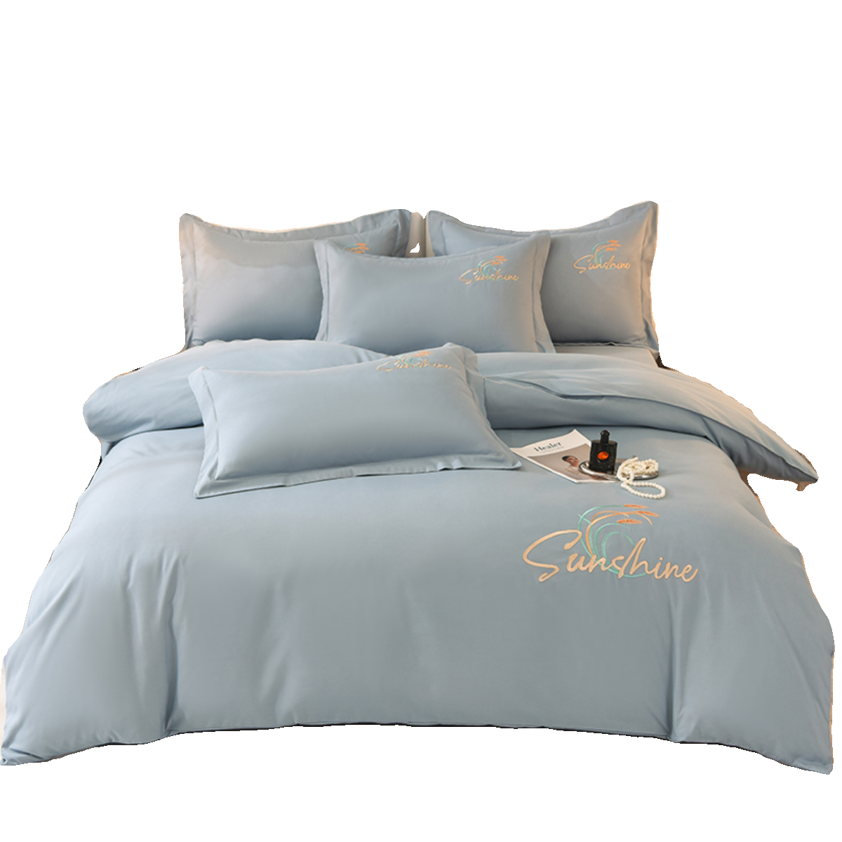 秋冬季床上四件套全棉纯棉2024新款轻奢加厚被套罩宿舍床单三件套,淘宝优惠券,粉丝福利购,淘宝优惠卷