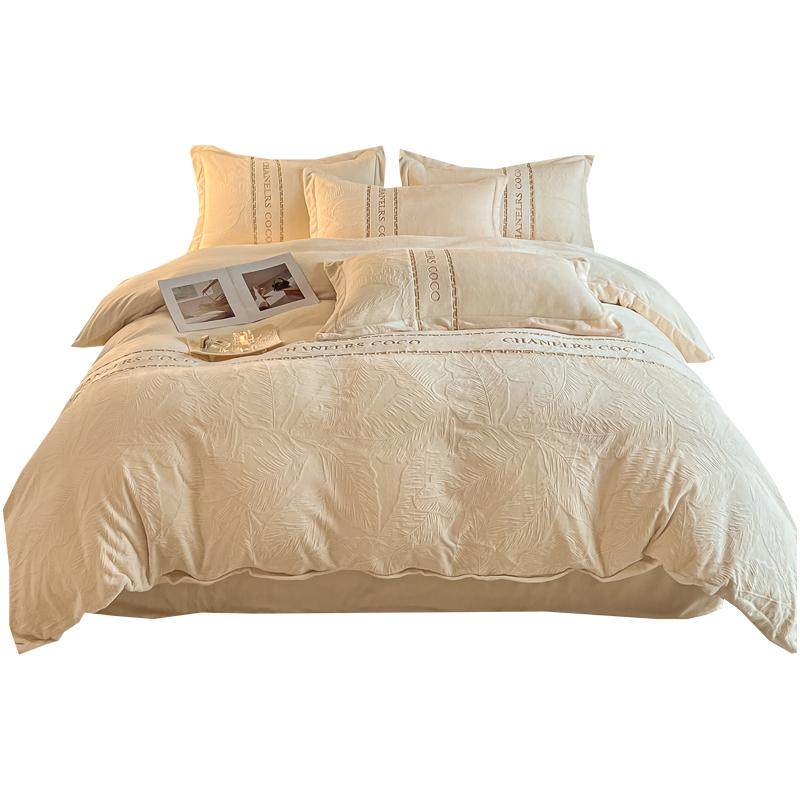 轻奢高级感创新牛奶绒四件套冬季珊瑚绒法兰绒双面加绒被套床单款,淘宝优惠券,粉丝福利购,淘宝优惠卷