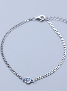 缪媞叠带手链女925纯银简约通勤