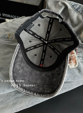 水洗牛仔软顶四季款棒球帽