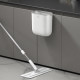 Wall-mounted gap-shaped large-capacity bend-free trash can