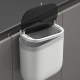 Cabinet door hanging food waste sorting trash can with lid