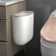 Simple wall-mounted large-capacity oval trash can
