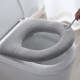 Thickened plush soft solid color toilet mat suitable for all seasons