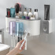 Toothbrush rack without punching electric set