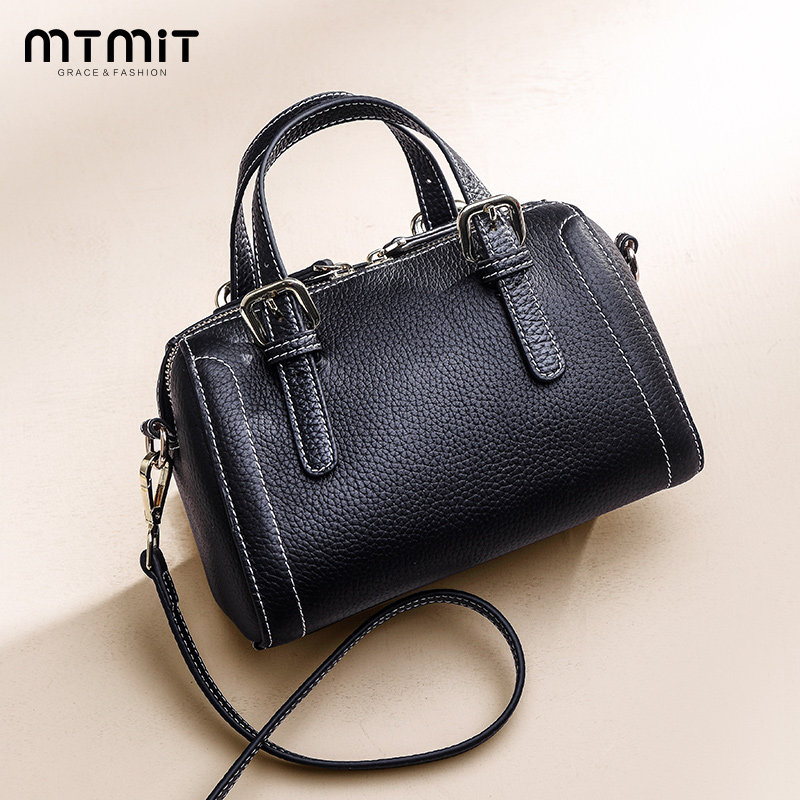 mtmit 2020新款真皮大容量枕头包 mtmit女士包袋