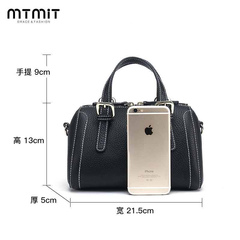 mtmit 2020新款真皮大容量枕头包 mtmit女士包袋