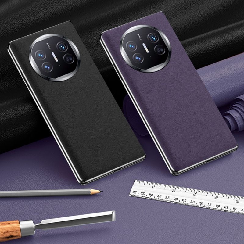 适用华为mate60pro素皮背膜mateX5素皮X6后膜x2磨砂P70pro素皮后膜30pro后盖mate70pro手机改色防指纹pura70+ - 图1