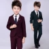 Mùa thu 2018 trẻ em phiên bản Hàn Quốc của bộ đồ học sinh trong bộ đồ bé trai lớn bé trai mặc bộ đồ nhỏ hai bộ quần áo thủy triều - Váy trẻ em