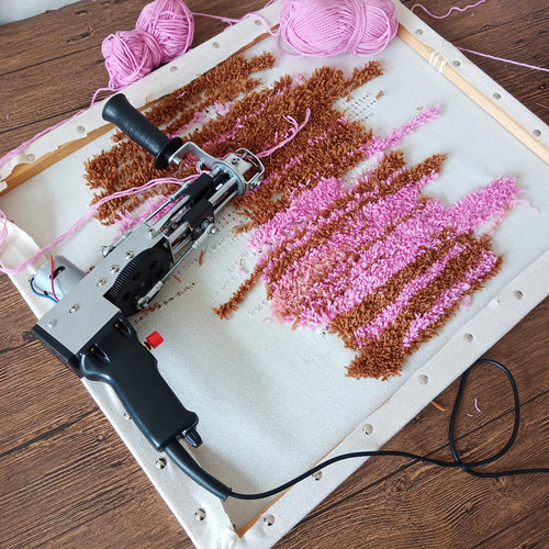 俄罗斯戳戳绣布框戳布木框戳戳乐手工diy毛线画戳针布料工具材料 - 图0