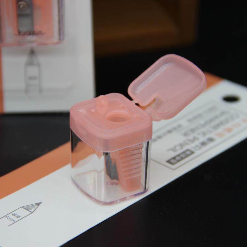 今之逸品双孔卷笔刀刨眉笔眼线笔唇膏笔口红转笔刀双孔削笔器带盖 - 图1