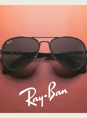 RayBan雷朋飞行员形金属太阳镜