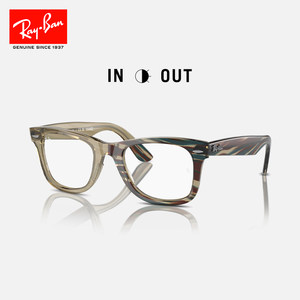 RayBan雷朋幻变系列感光变色光学眼镜男女户外方形近视镜0RX5121F