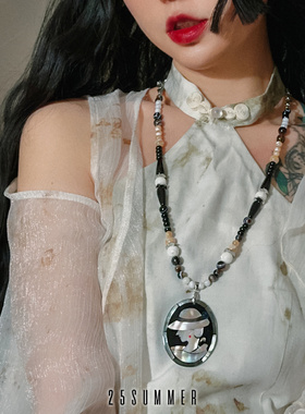 25SUMMER贝壳天然石女款原创项链
