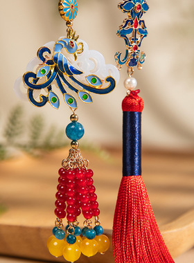 新中式配饰背云长璎珞马面裙项链国风明制颈链复古小众百搭气质