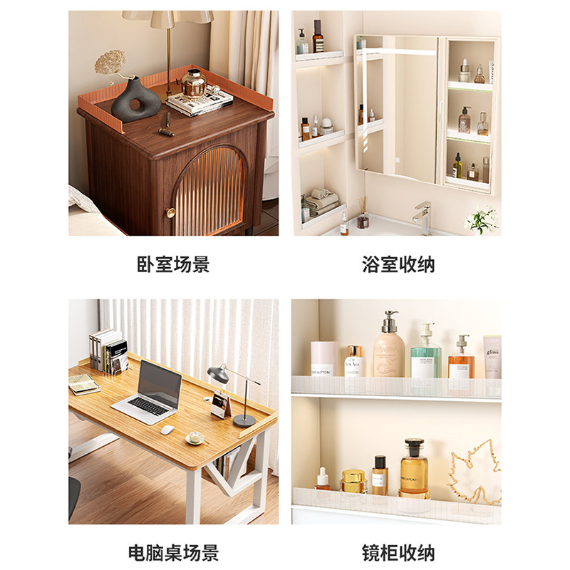 镜柜浴室柜可裁剪围边隔板护边防掉落围挡桌缝墙面缝隙挡板分格板,淘宝优惠券,粉丝福利购,淘宝优惠卷