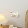 Wall-mounted glasses storage rack without punching holes and no damage to the wall
