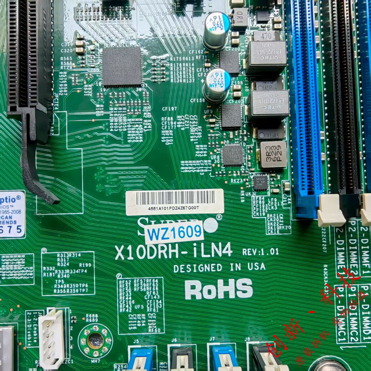超微 X10DRH-iLN4 服务器主板 X99 双路V3 V4 C612 四口千兆 EATX - 图0