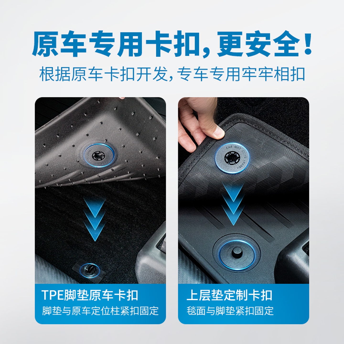 领克03脚垫z20/06/08/01/07/05汽车全包围tpe专用主驾驶地毯地垫 - 图1