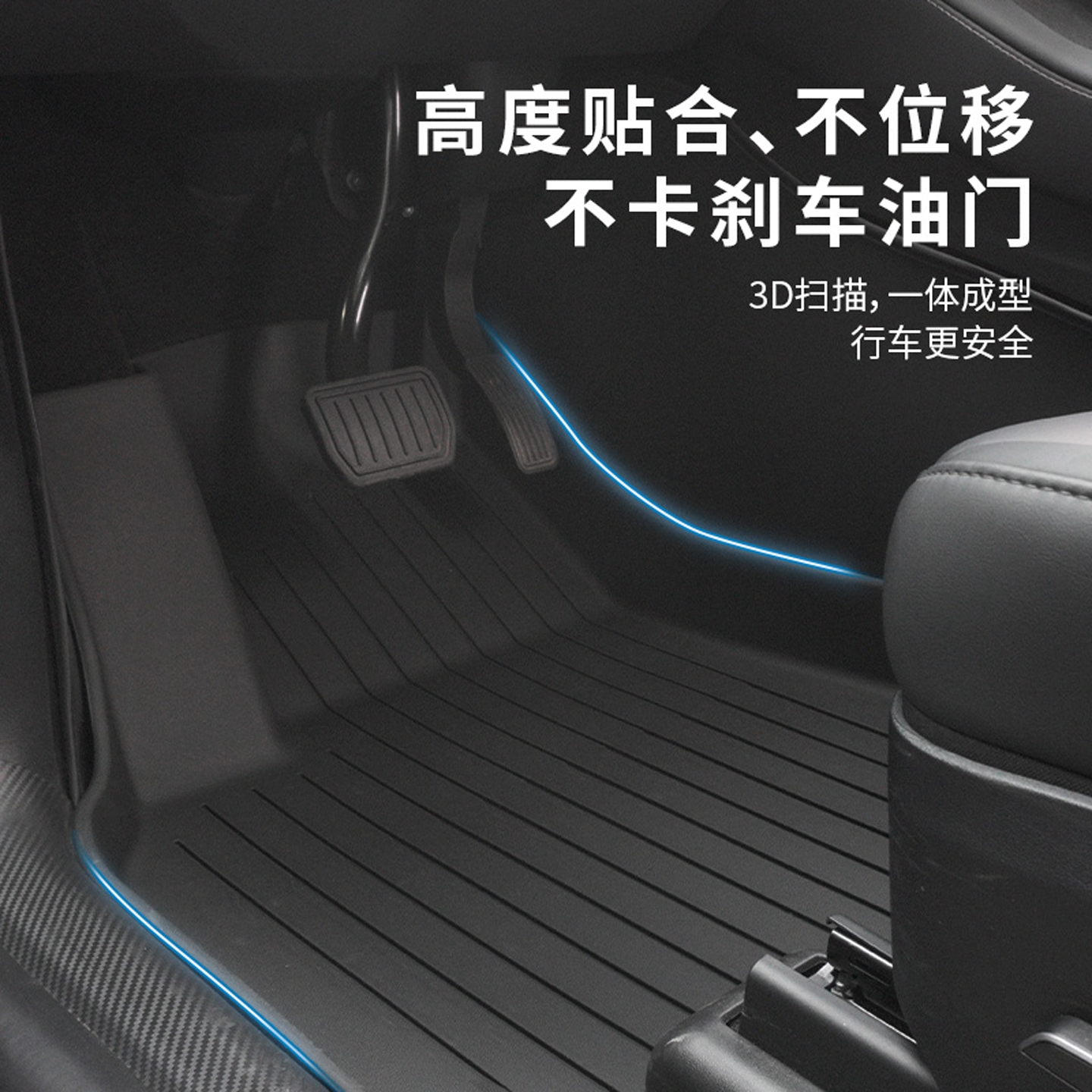 领克03脚垫z20/06/08/01/07/05汽车全包围tpe专用主驾驶地毯地垫 - 图0