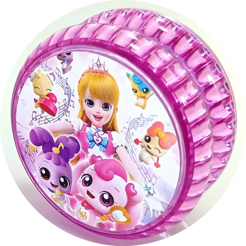 Swirl type double light yo-yo ice snow Belle Baoli Yo-Yo Kuromi toy children's gift ice purple ball AF