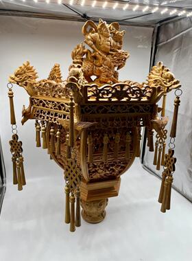 西灯寺庙道观佛堂祖厅庙堂宫庙灯花灯琉璃灯仿古中式木雕古建供灯