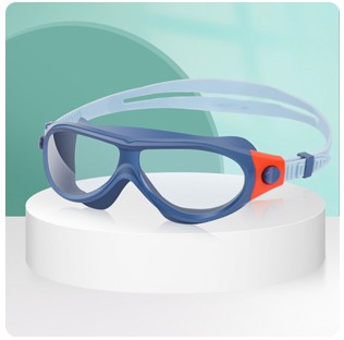 英发大框儿童泳镜高清舒适不勒眼3D贴合防水防雾男童女童游泳眼镜