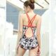 Yingfa triangle women's one-piece professional training swimsuit