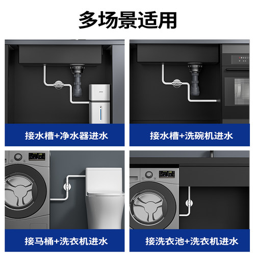 九牧卫浴三通角阀一进二出开关冷热水阀双出分水器止水阀开关阀门 - 图2