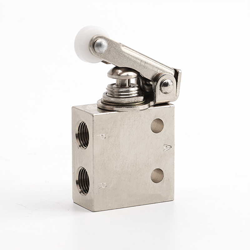 铜镀镍钮子机械阀空气按钮按压开关TAC2-31/41V/3/4/P/PP手动TV3S - 图3