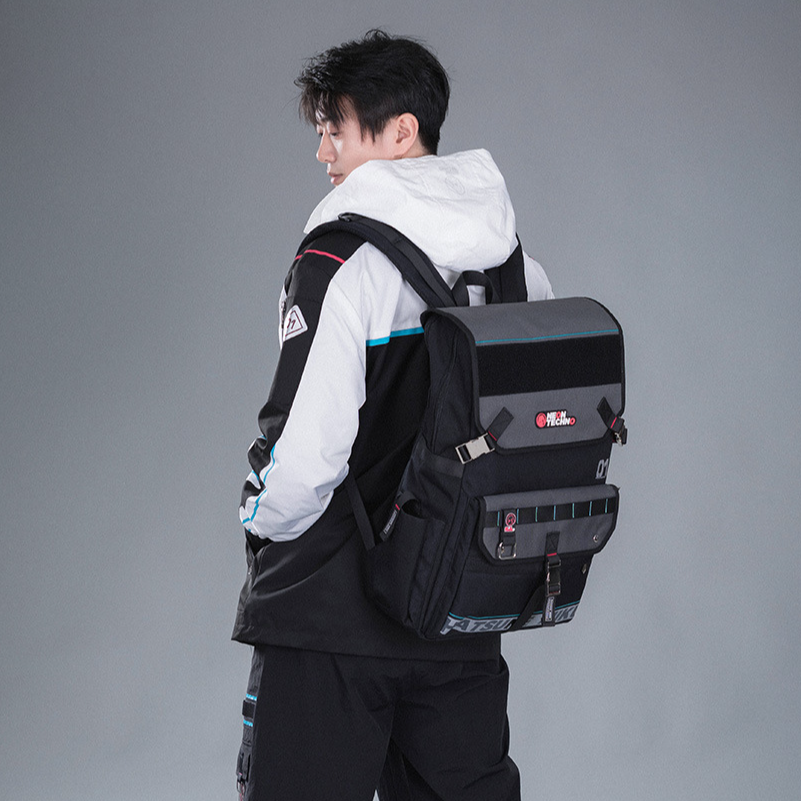 【正版】初音未来霓虹电子乐系列双肩包二次元miku机能风痛包背包,淘宝优惠券,粉丝福利购,淘宝优惠卷