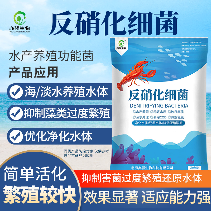 反硝化细菌200亿降解亚硝酸盐殖用生活工业污水氨氮活菌水产养殖 - 图0