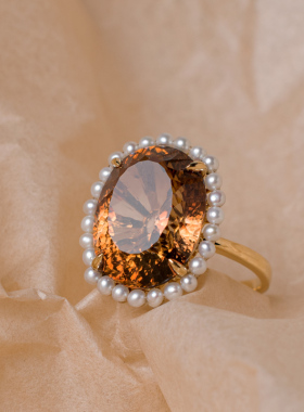 FIICCI范儿珠宝帝王托帕石戒指