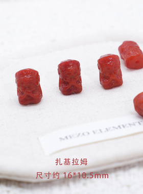 仿南红玛瑙隔珠文玩DIY手串配饰