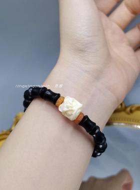 新加坡八福祥黑檀木手链