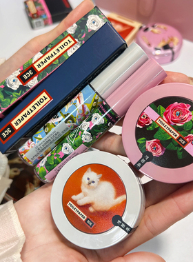 3CE新品怪美系列腮红盘粉嫩少女猫爪粉ROSE BEIGE奶油粉裸妆哑光