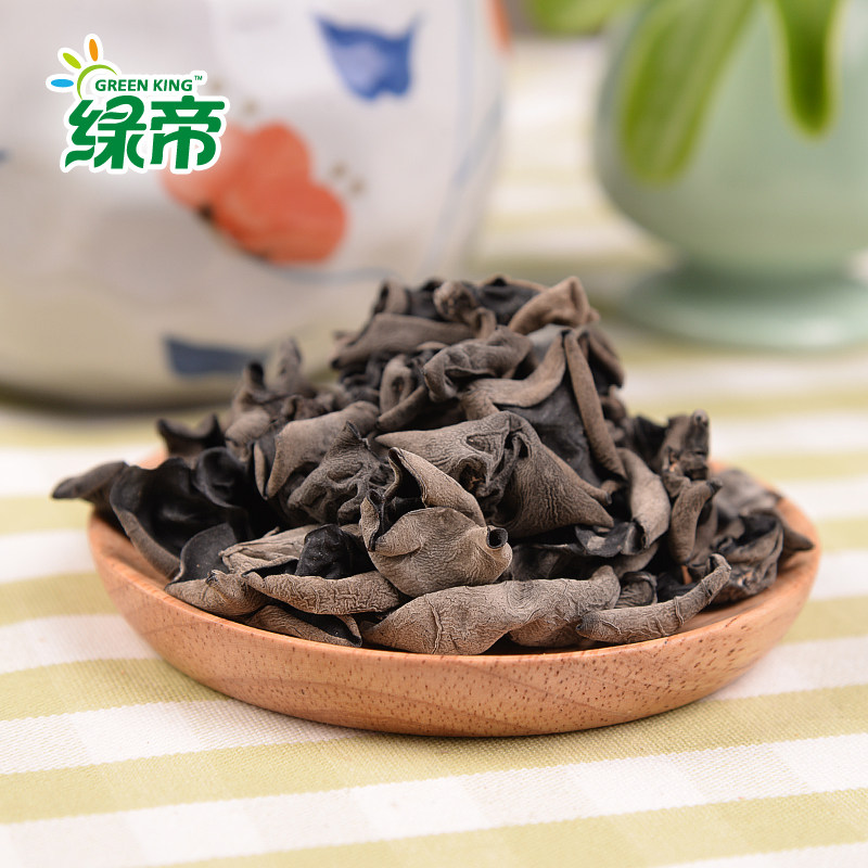 绿帝细138g东北野生无根秋木耳 津涎洪食品黑木耳