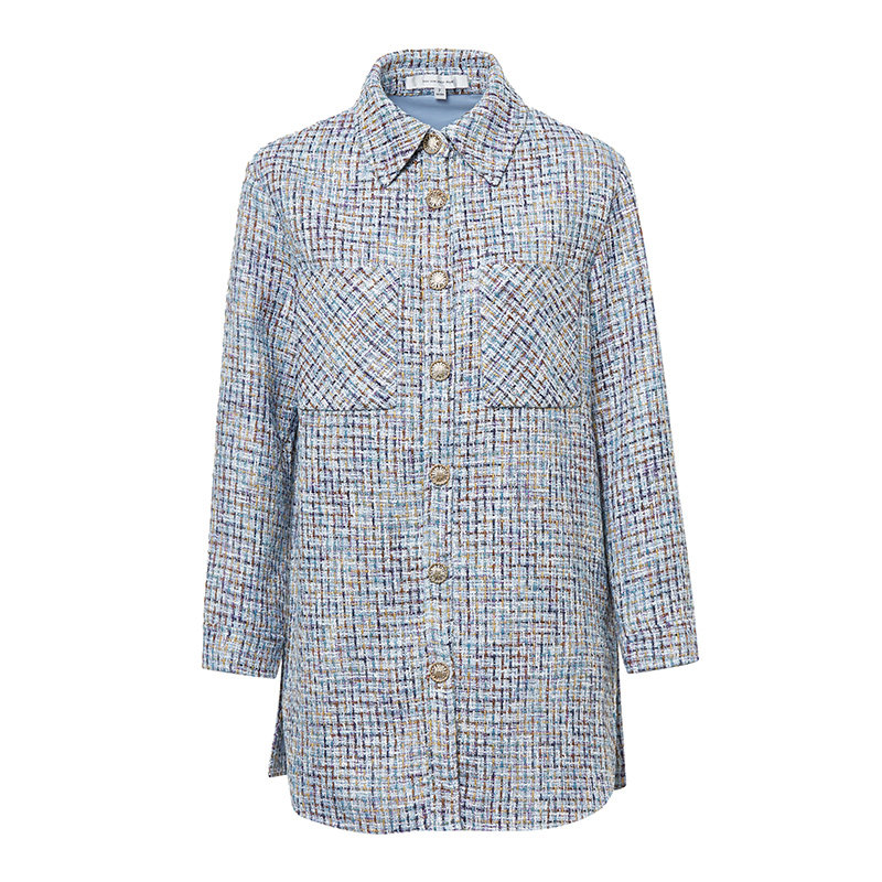 水云间女装秋季新款气质polo领风衣 sedate风衣